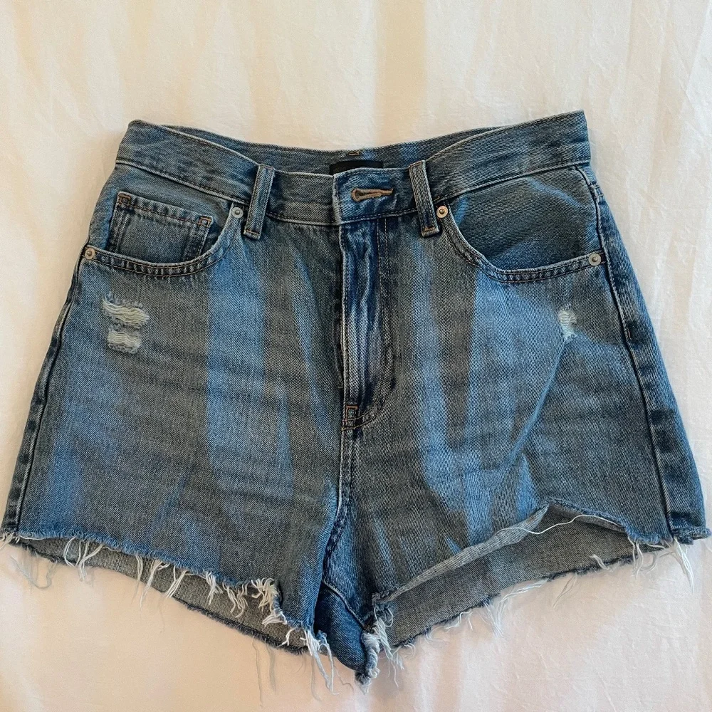High Rise Jean Short - Picture 1 of 3